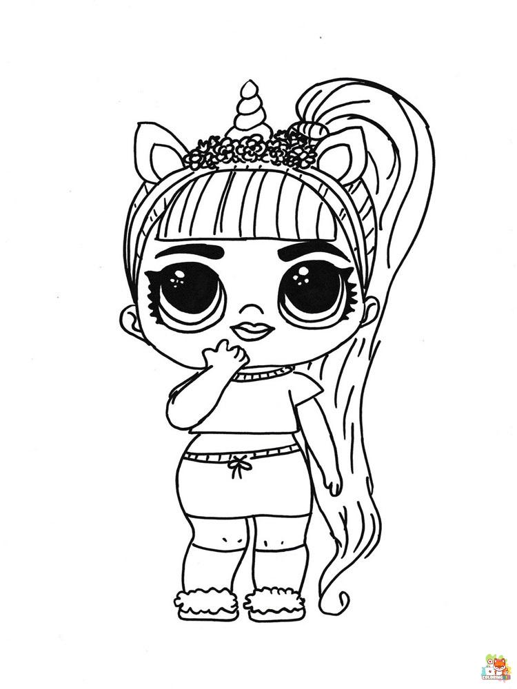 Unicorn LOL Coloring Pages 5