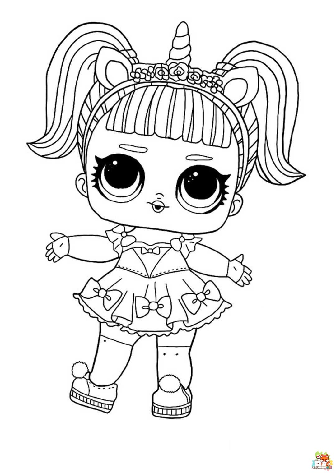 Unicorn LOL Coloring Pages 6