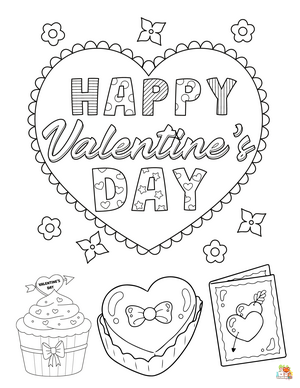 Valentines Day Coloring Pages 6