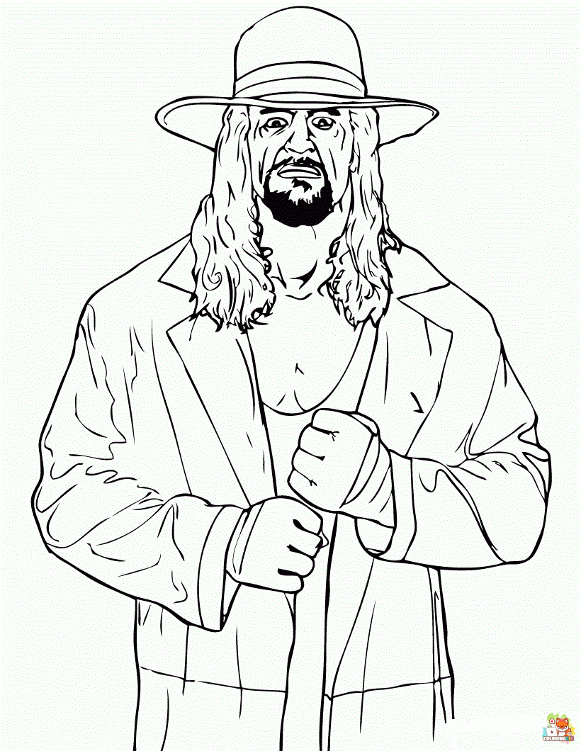 WWE Coloring Pages 1