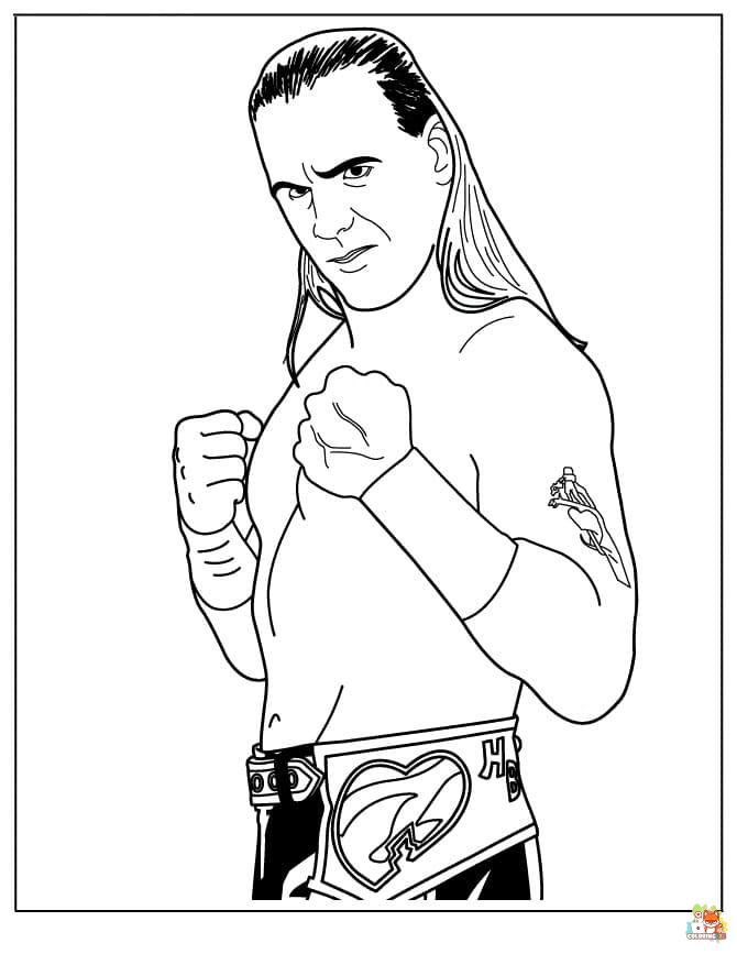 WWE Coloring Pages 5