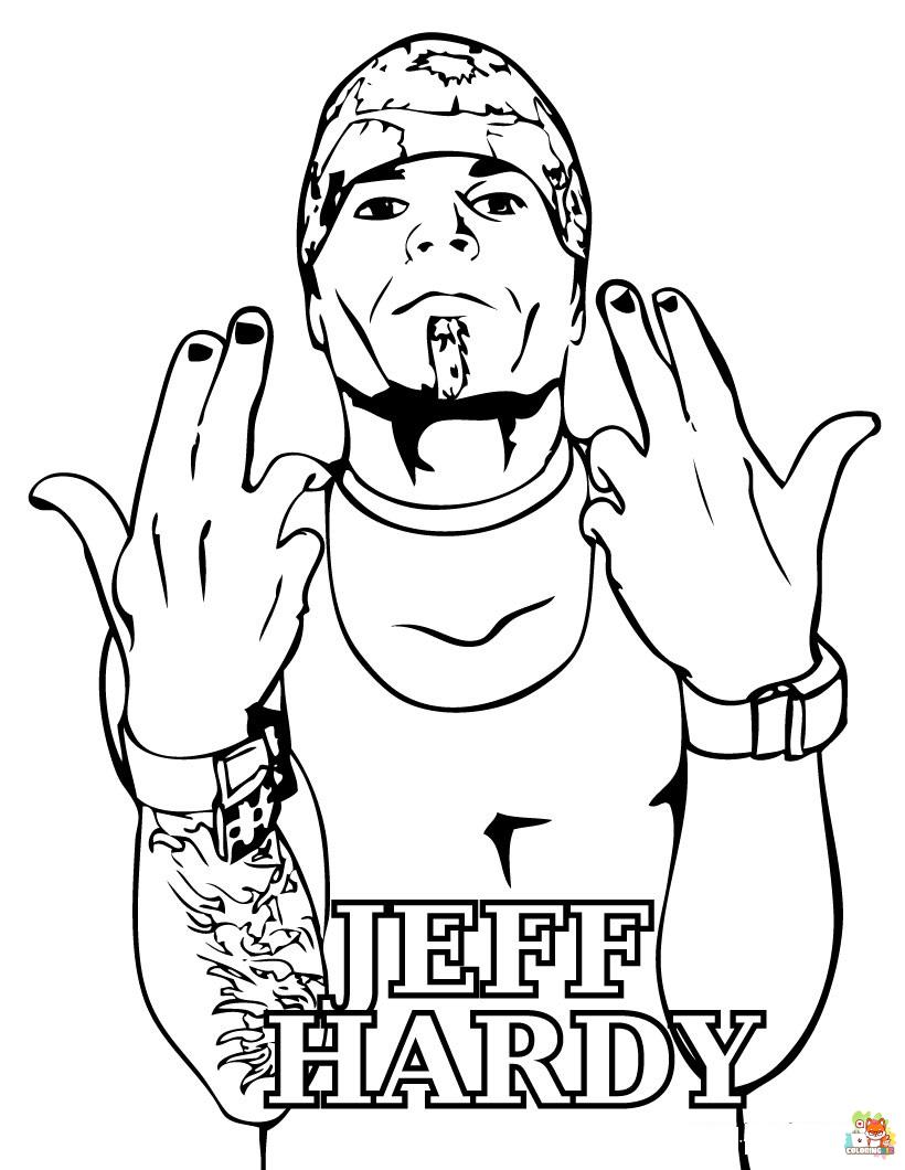 WWE Coloring Pages 7