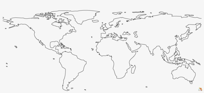 World Map Coloring Pages 2 1