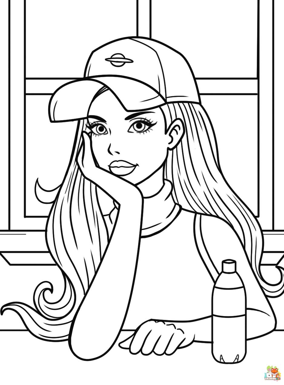 coloring barbie pages 2
