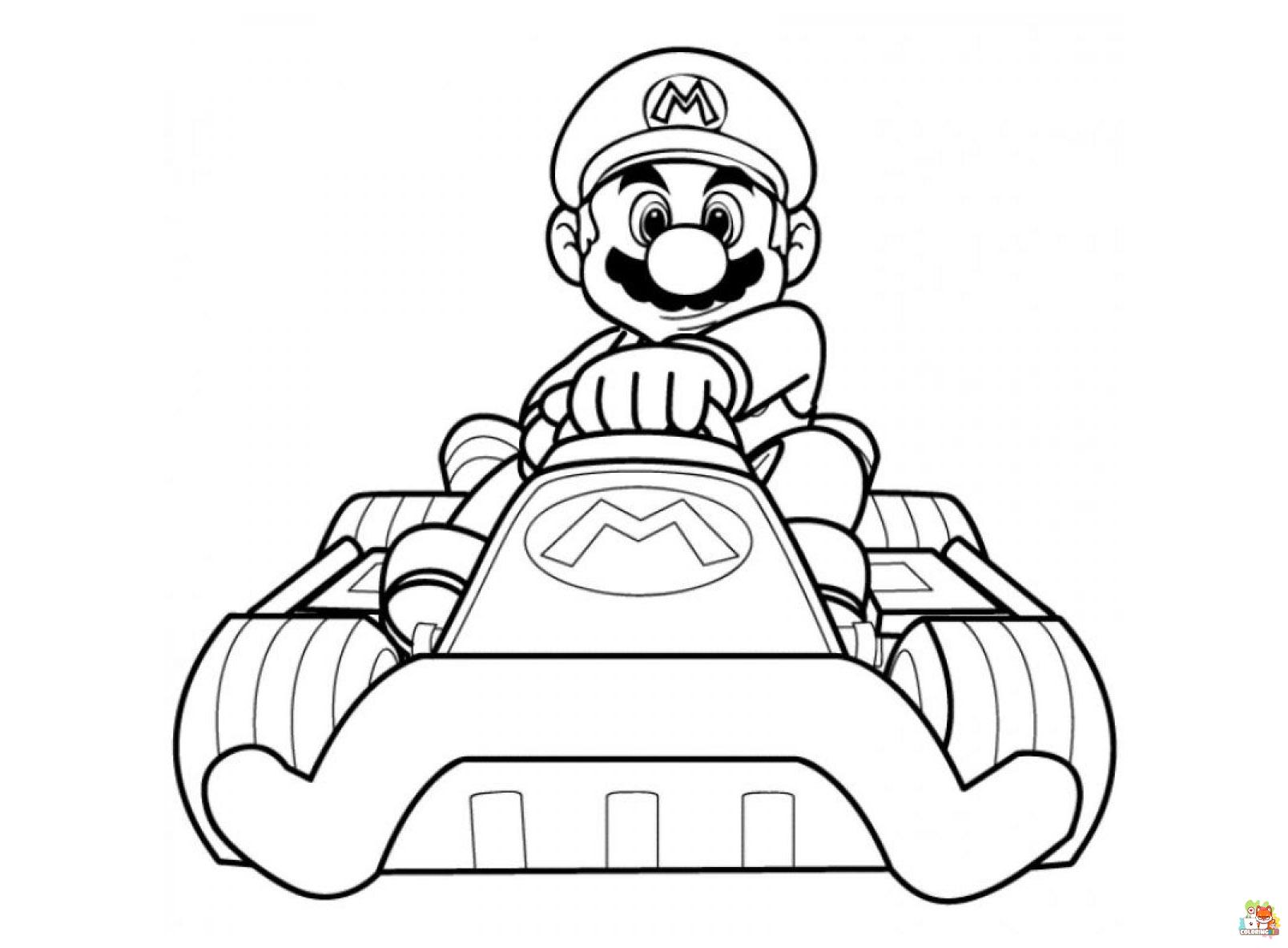 coloring mario pages 1
