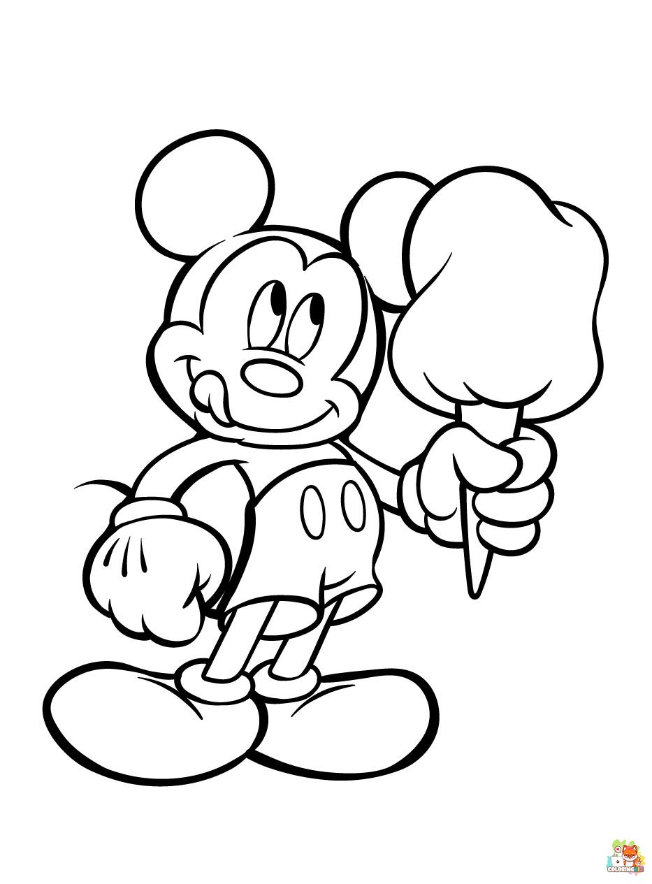 coloring pages mickey mouse 3