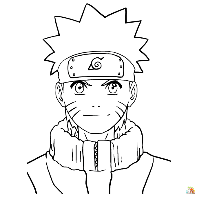 coloring pages naruto 1