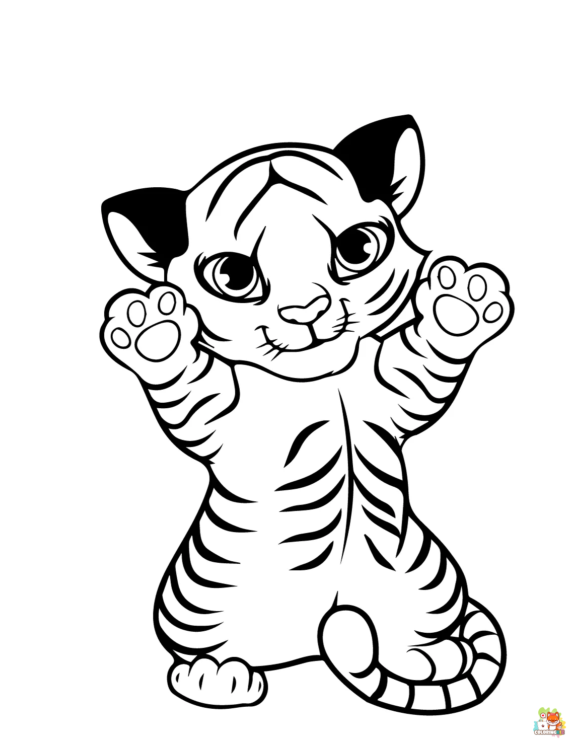 tiger coloring pages 1