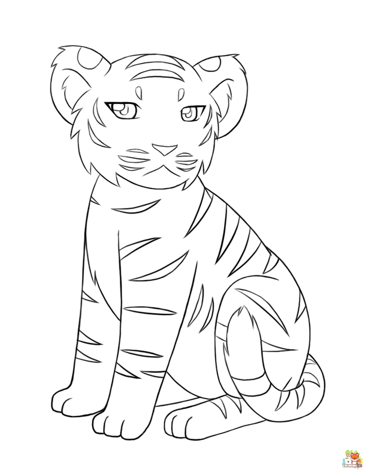 tiger coloring pages 2