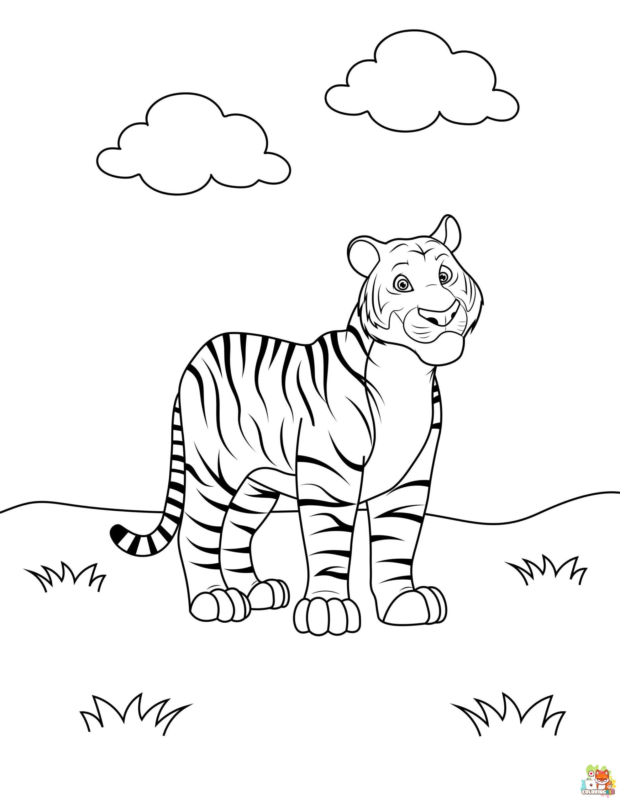 tiger coloring pages 3