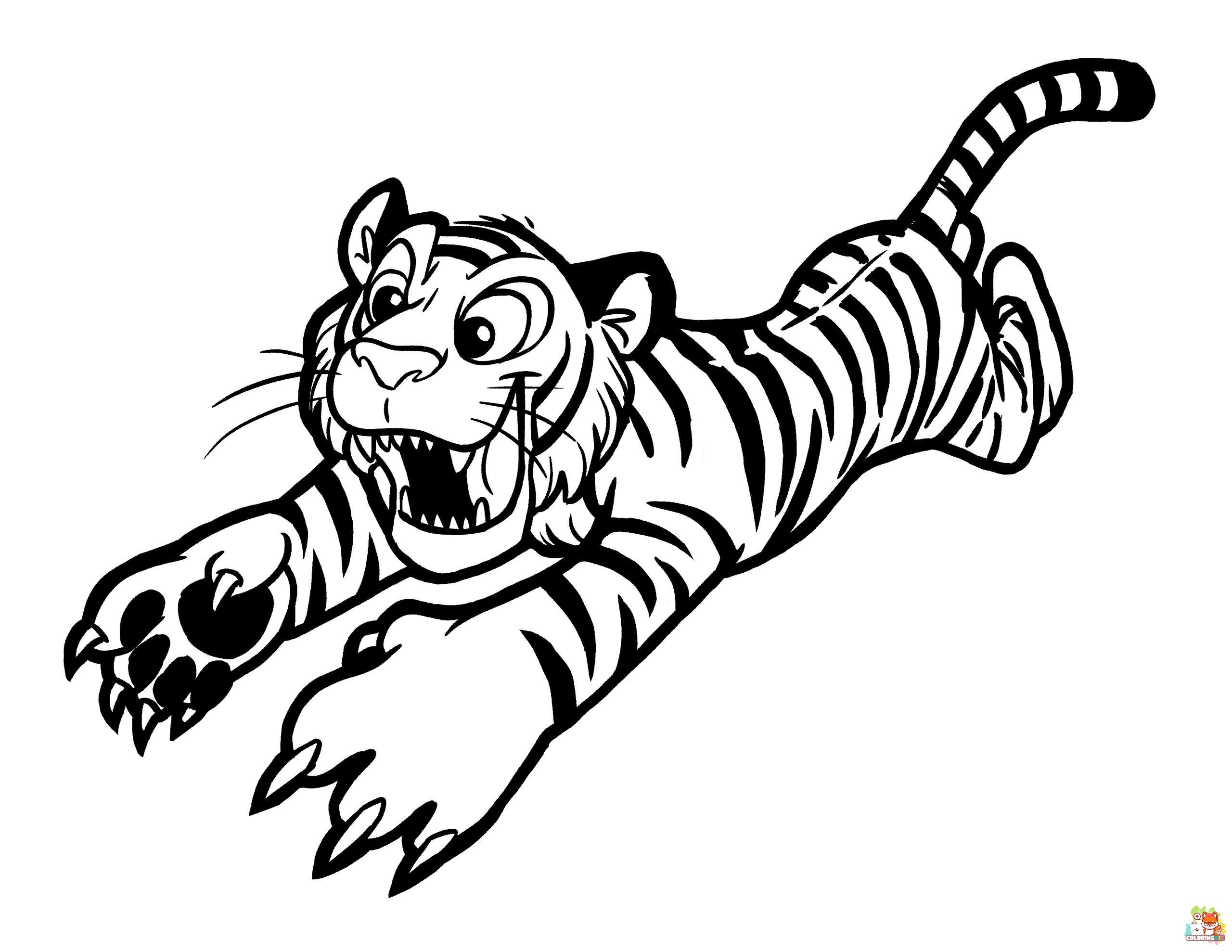 tiger coloring pages 4