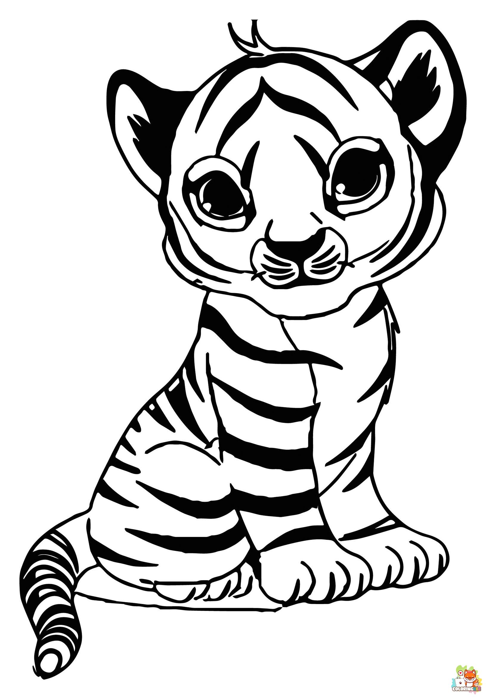 tiger coloring pages 6
