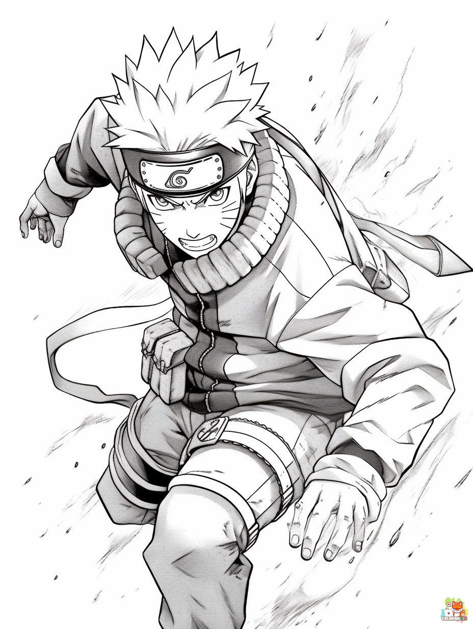 Anime Coloring Pages Naruto 1
