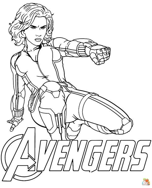 Avengers Coloring Pages 4