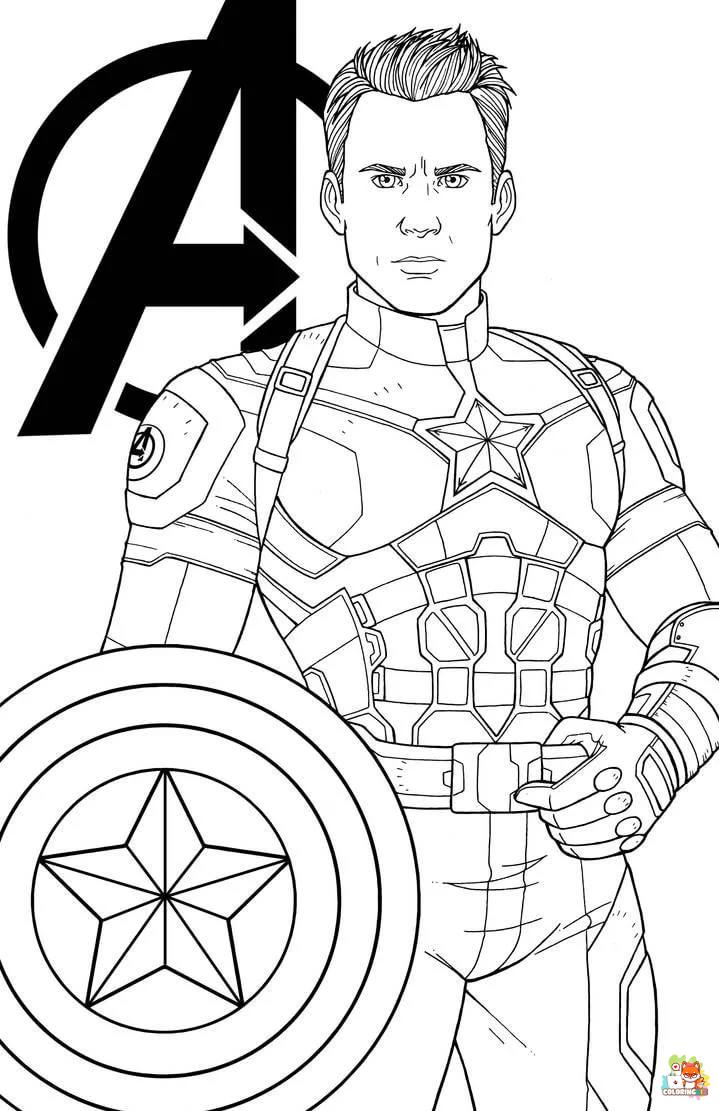 Avengers Coloring Pages 8