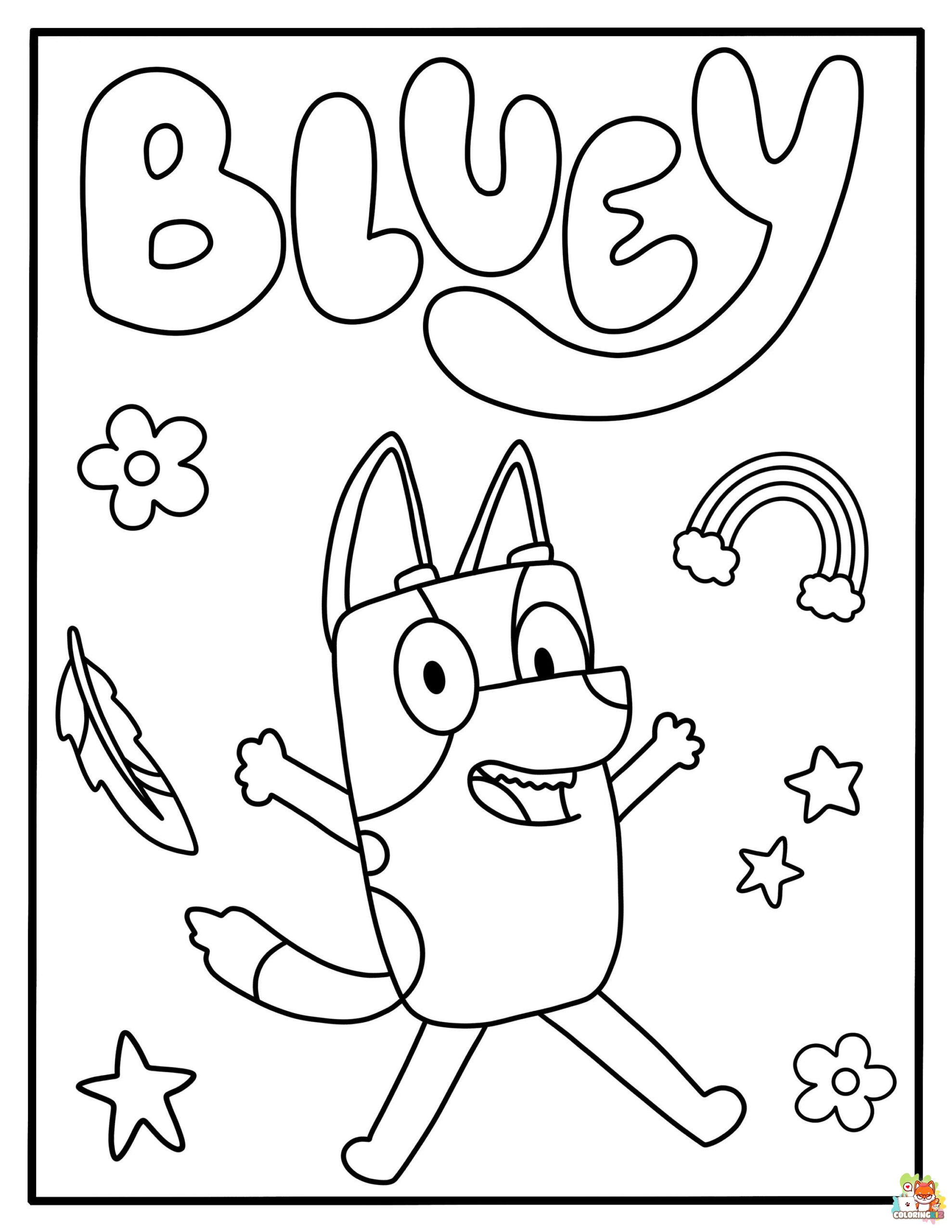 Bluey Coloring Pages 1