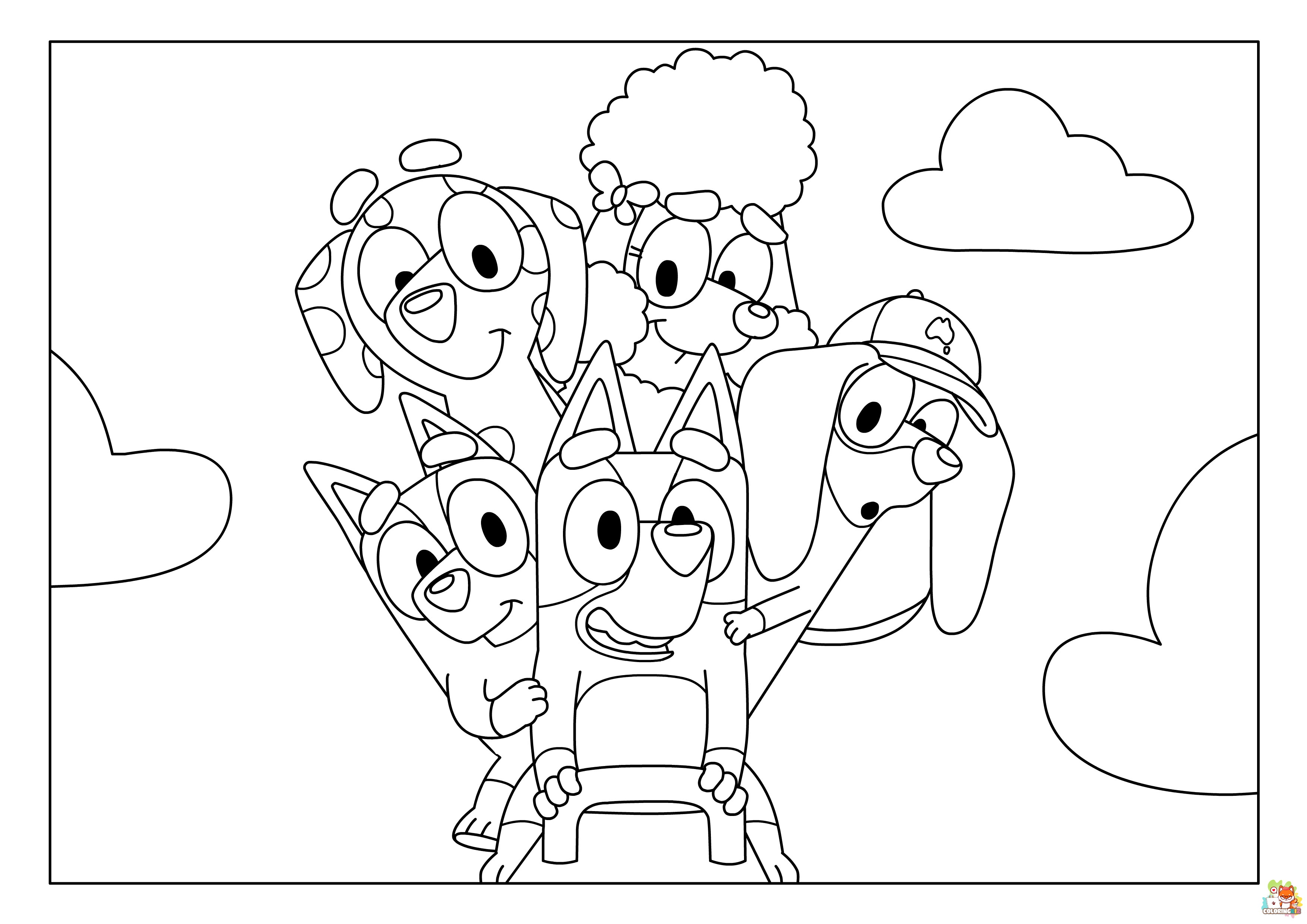 Bluey Coloring Pages 2