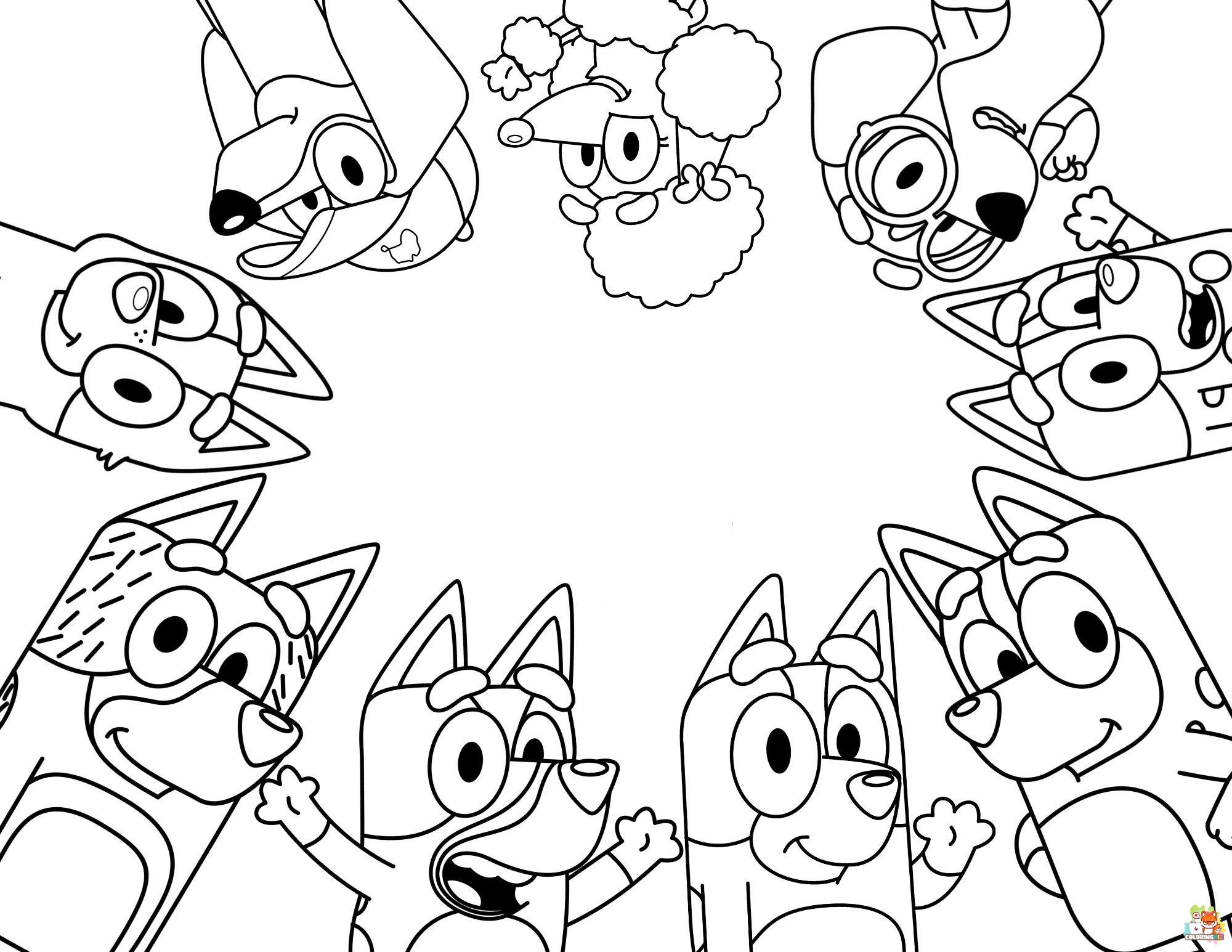 Bluey Coloring Pages 6