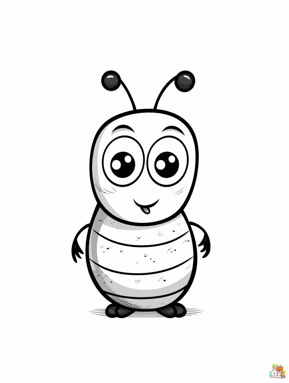 Bug coloring pages