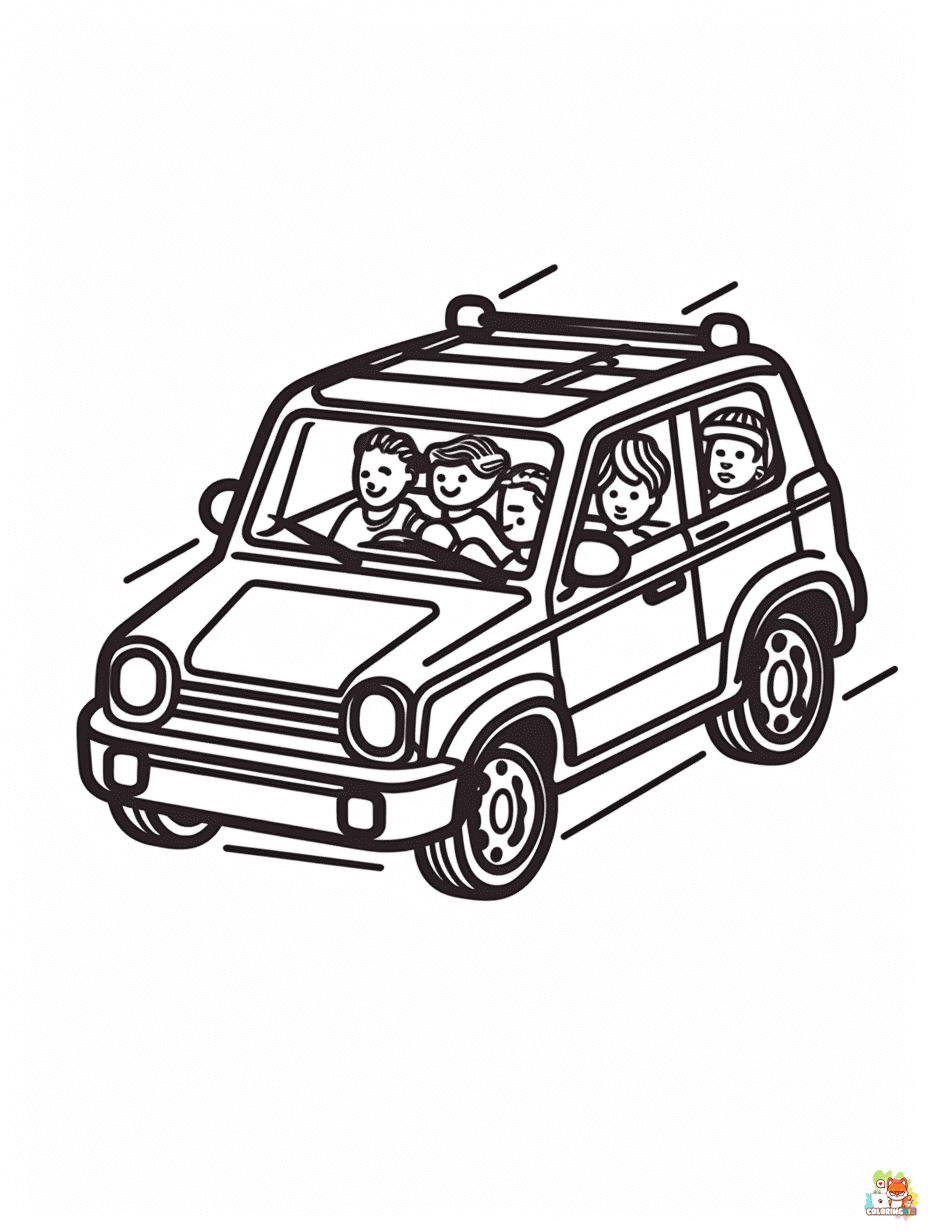 Car coloring pages 13