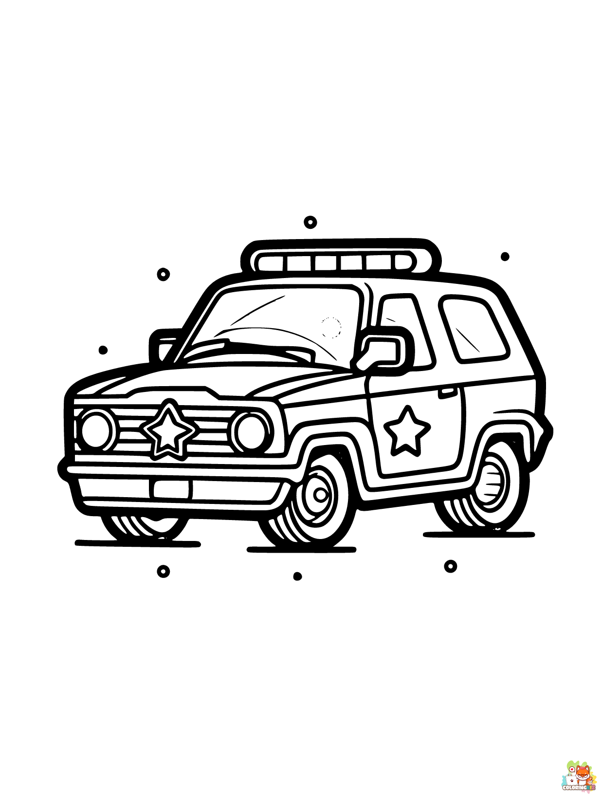 Car coloring pages 3
