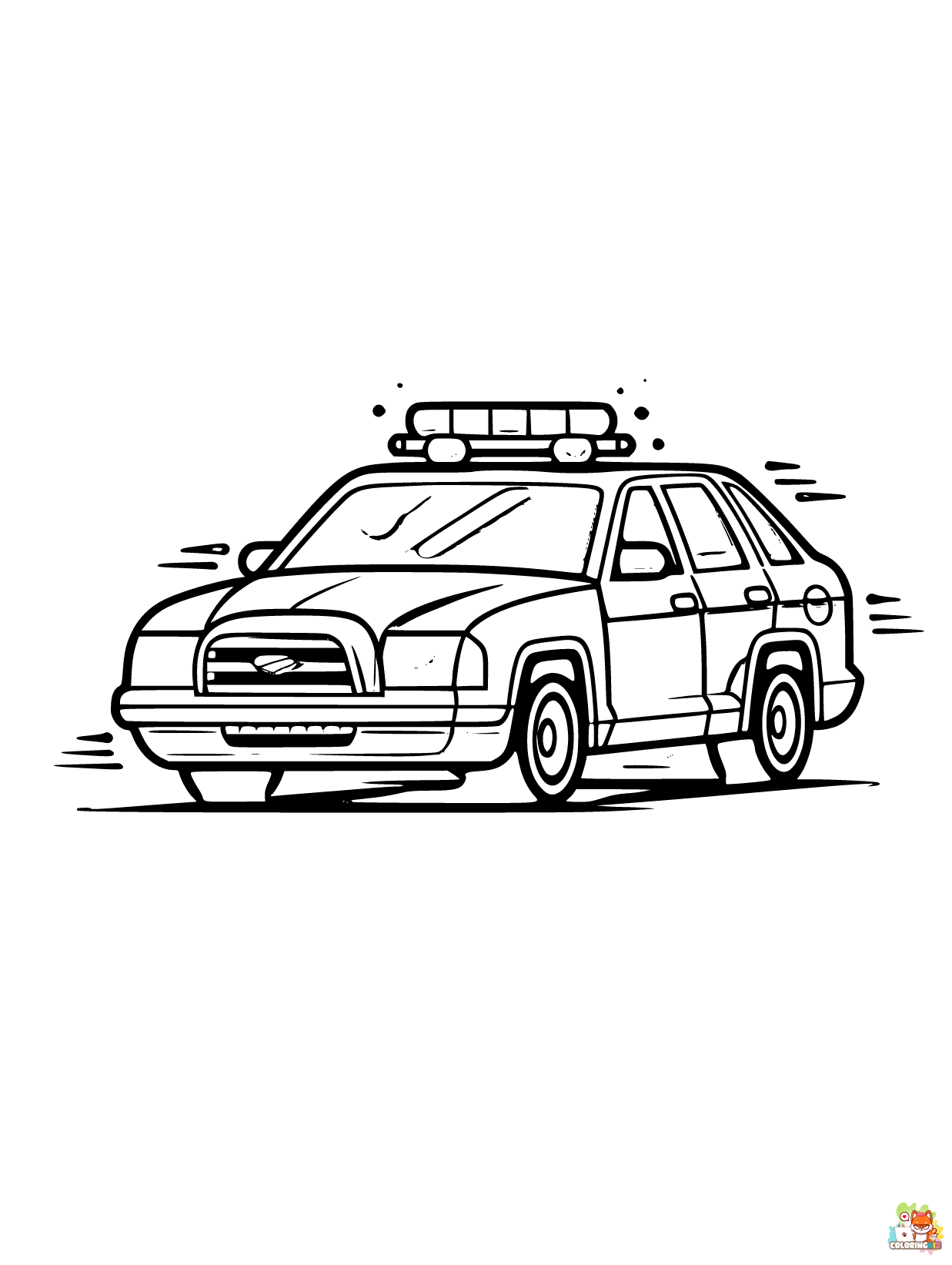 Car coloring pages 4