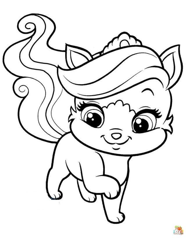 Cartoon Puppy Coloring Pages 2