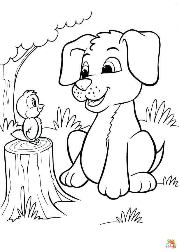 Cinna Puppy Coloring Pages 2