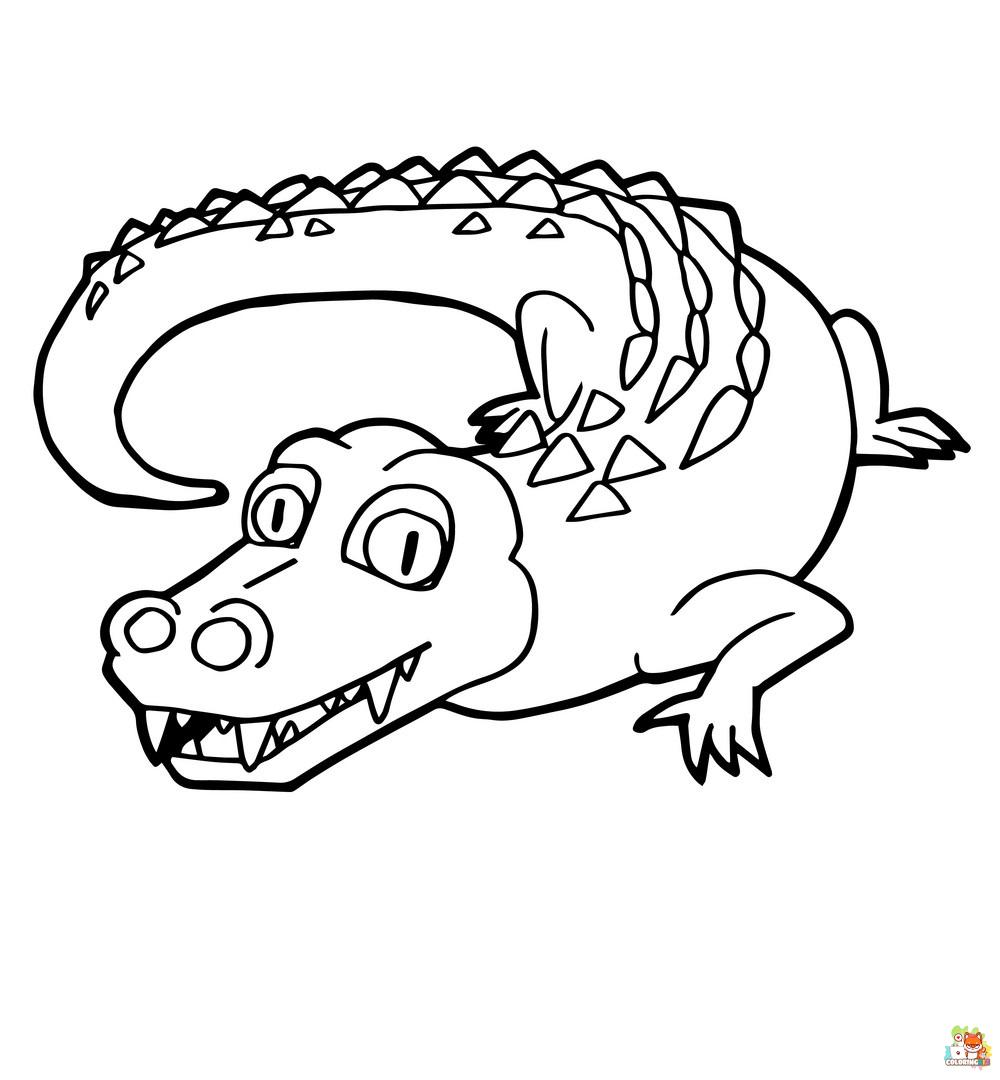 Crocodile Coloring Pages 2