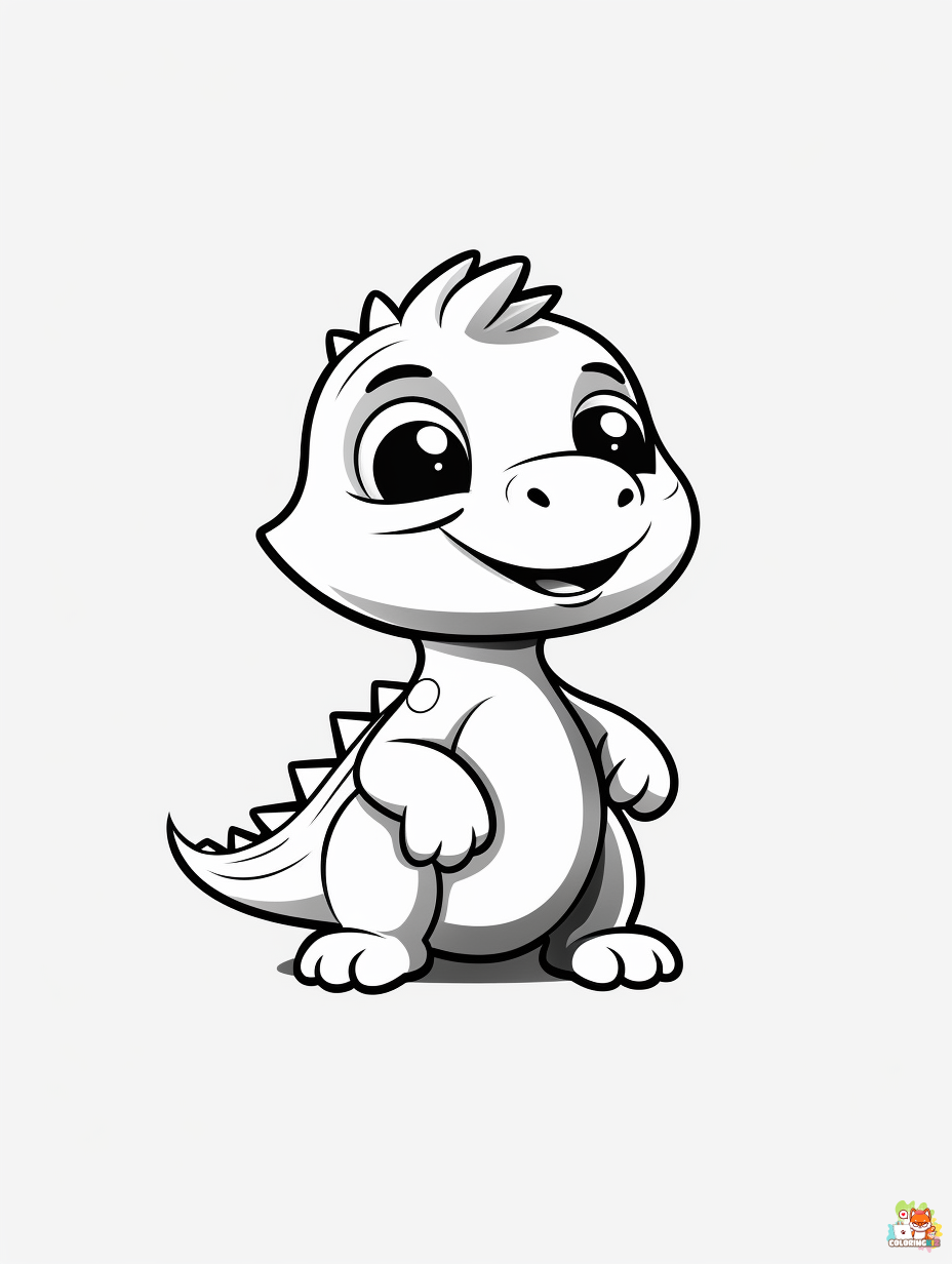Dinosaur coloring pages free