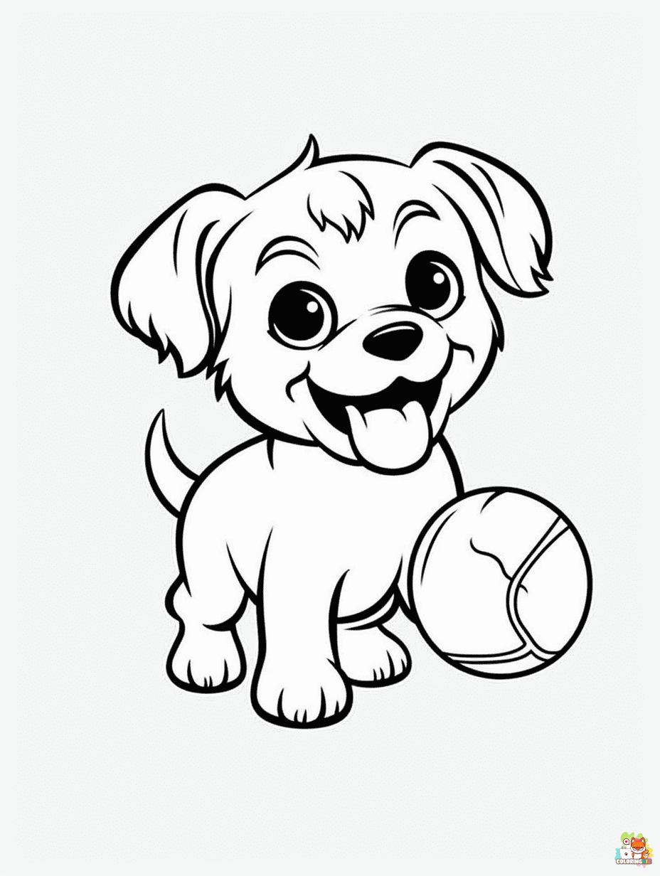 Dog Coloring Pages 8