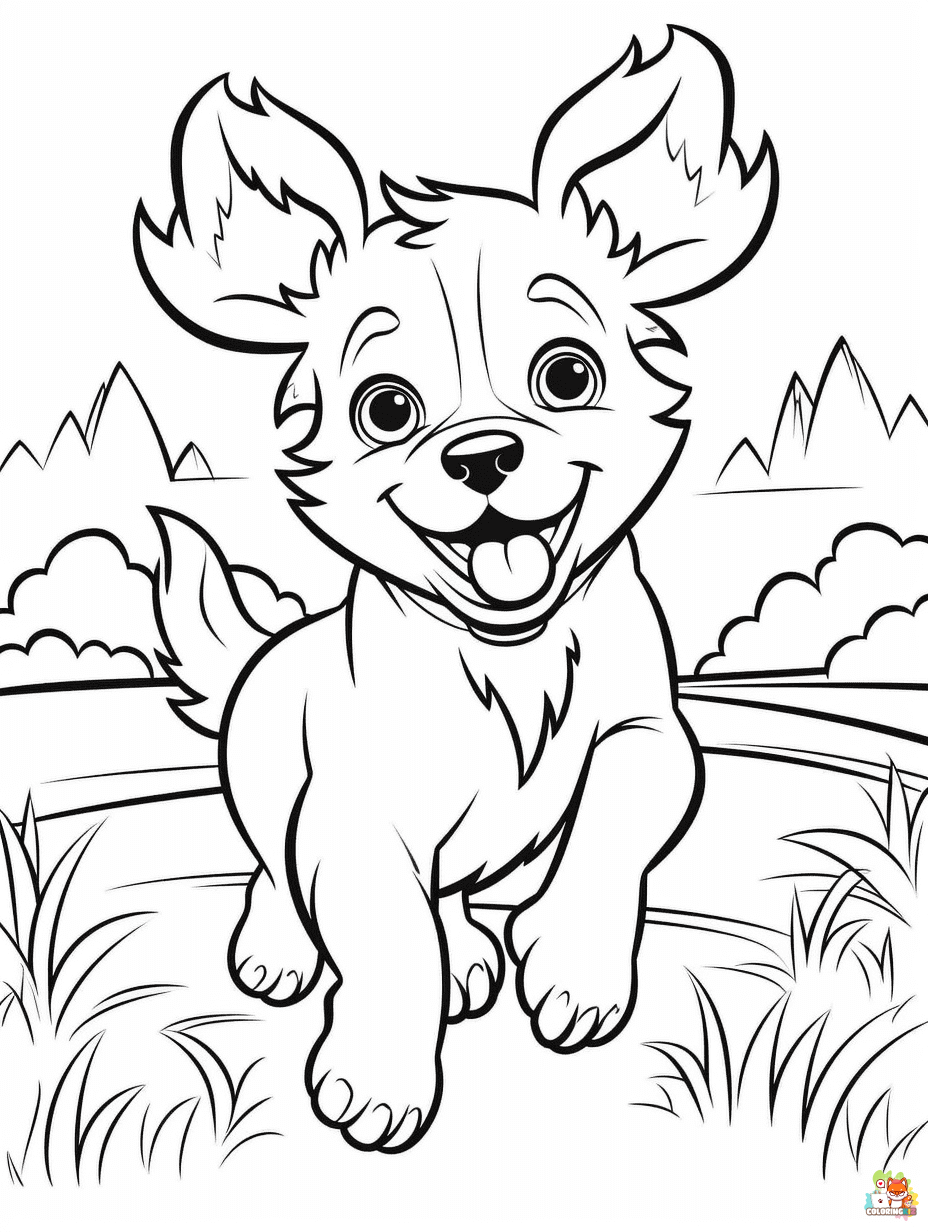Dog Coloring Pages free