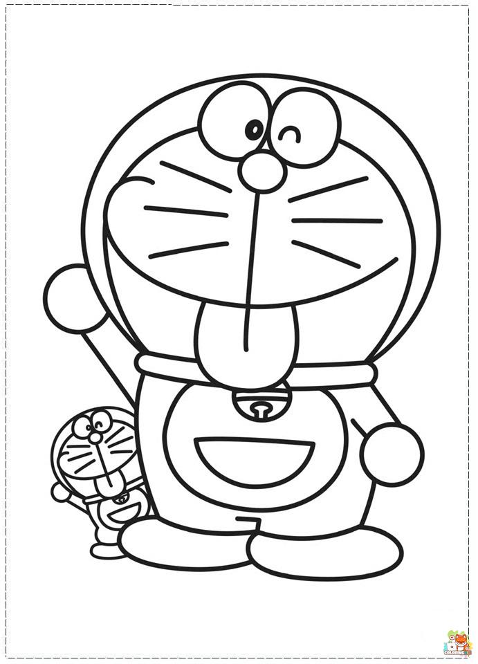 Doraemon Coloring Pages 1