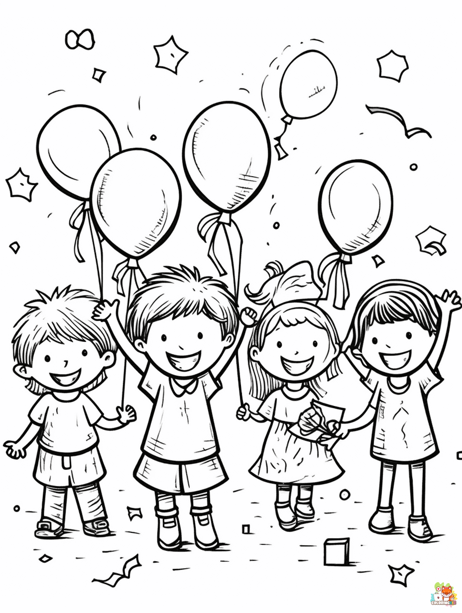 End of School Year coloring pages