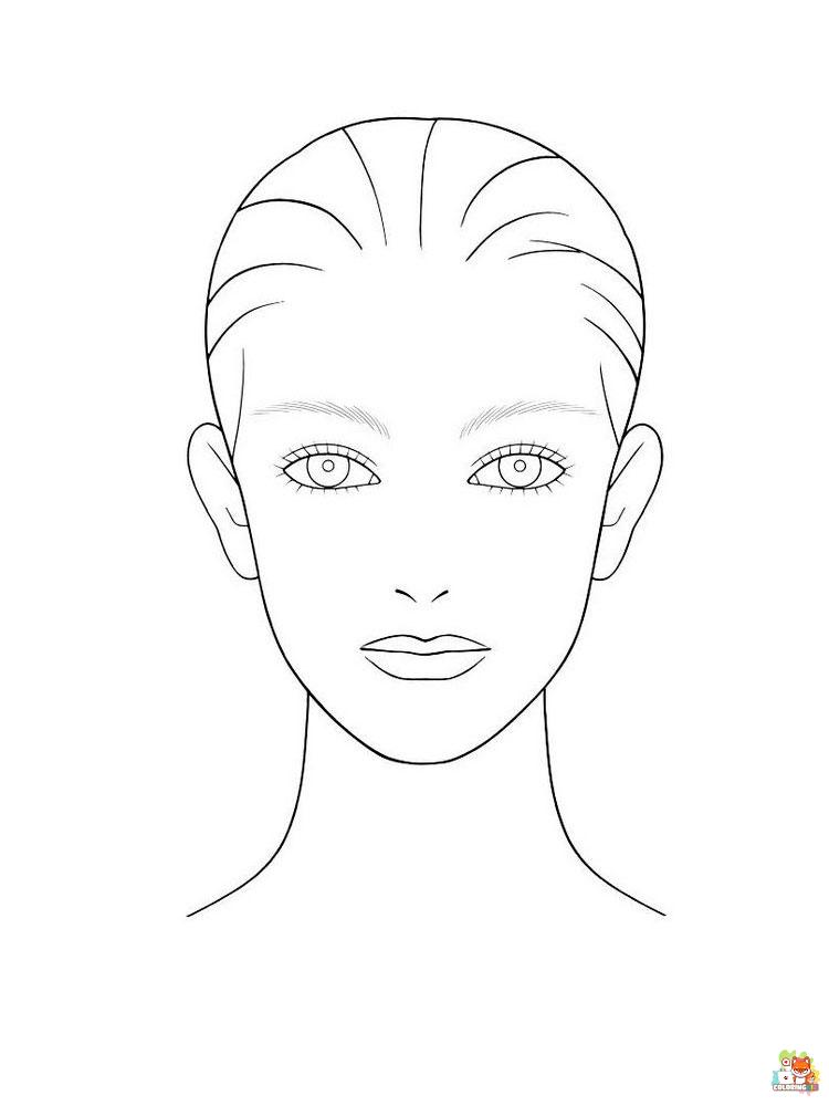 Face Coloring Pages 14