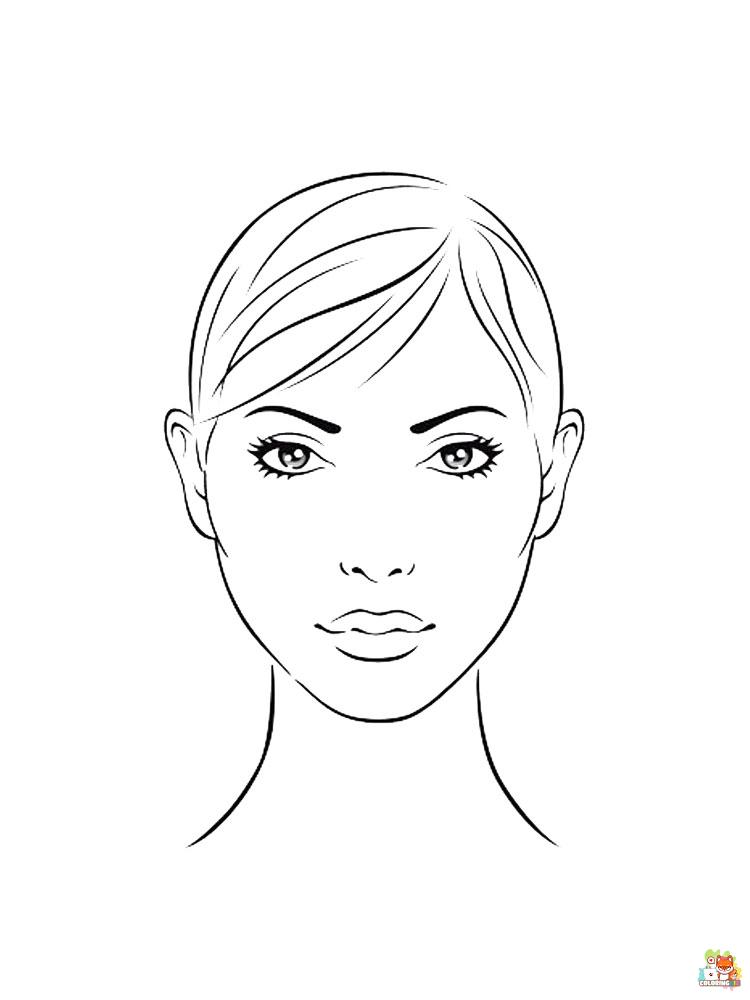 Face Coloring Pages 15