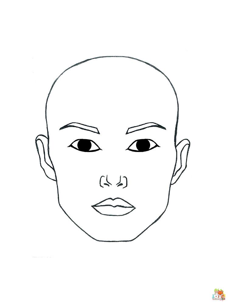 Face Coloring Pages 17