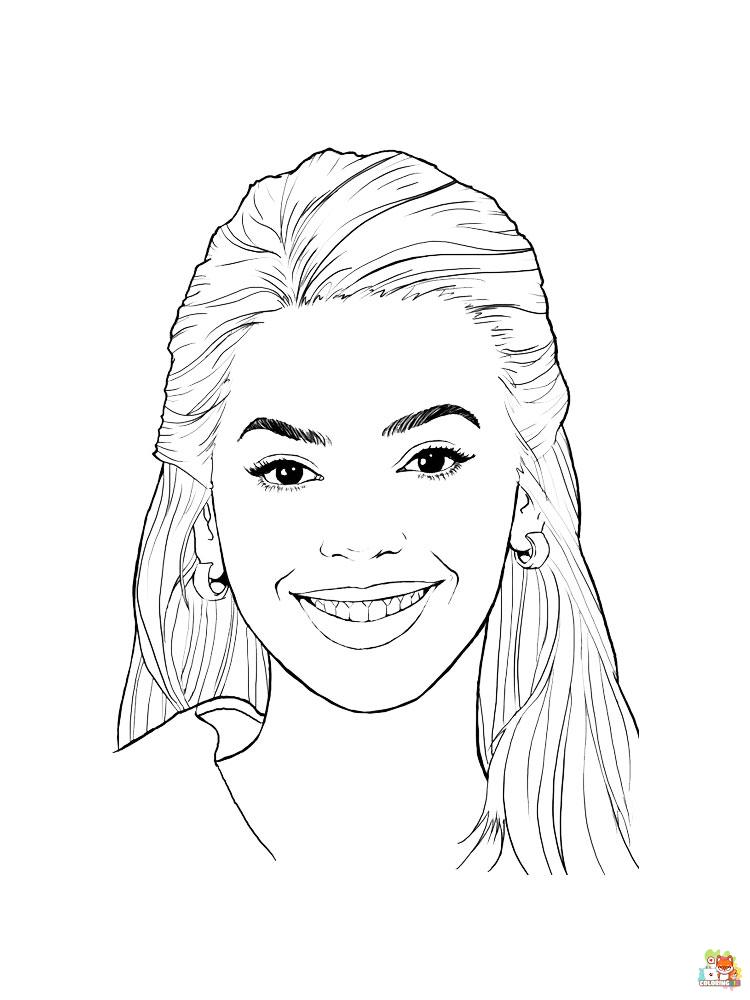 Face Coloring Pages 21