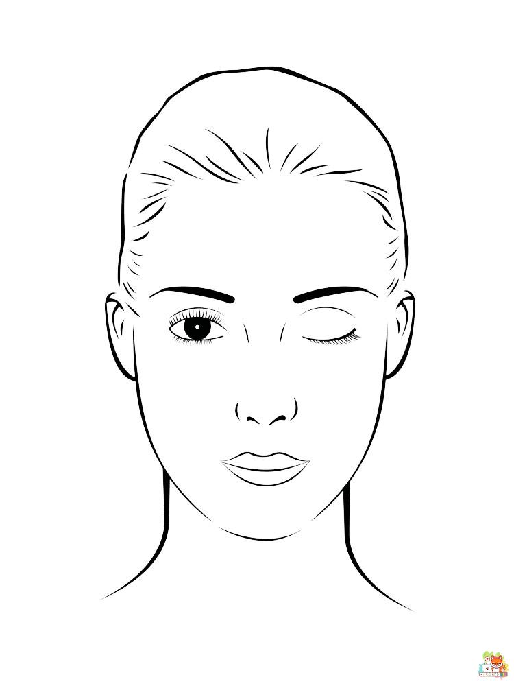 Face Coloring Pages 24