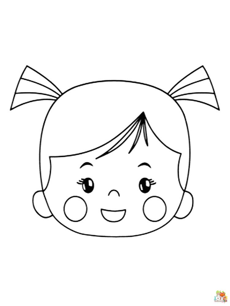 Face Coloring Pages 26