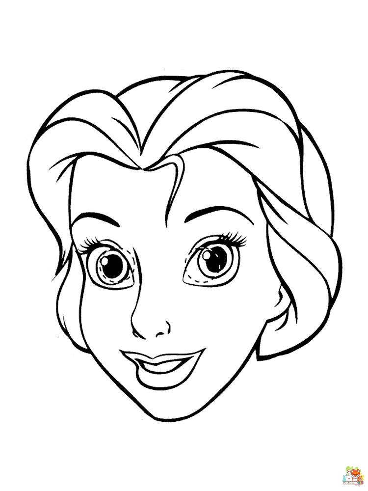 Face Coloring Pages 30
