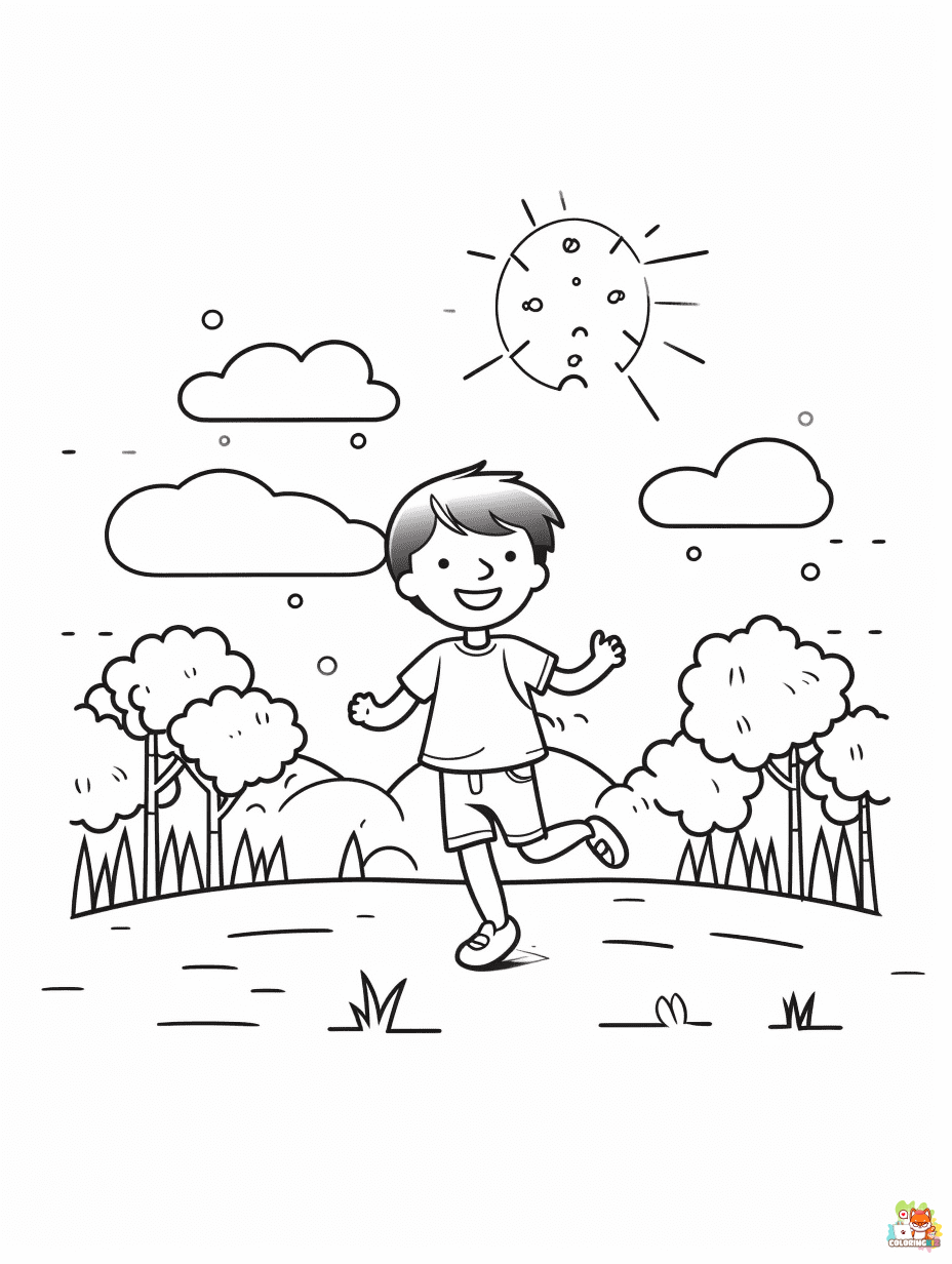 Free first day of summer coloring pages for kids 1