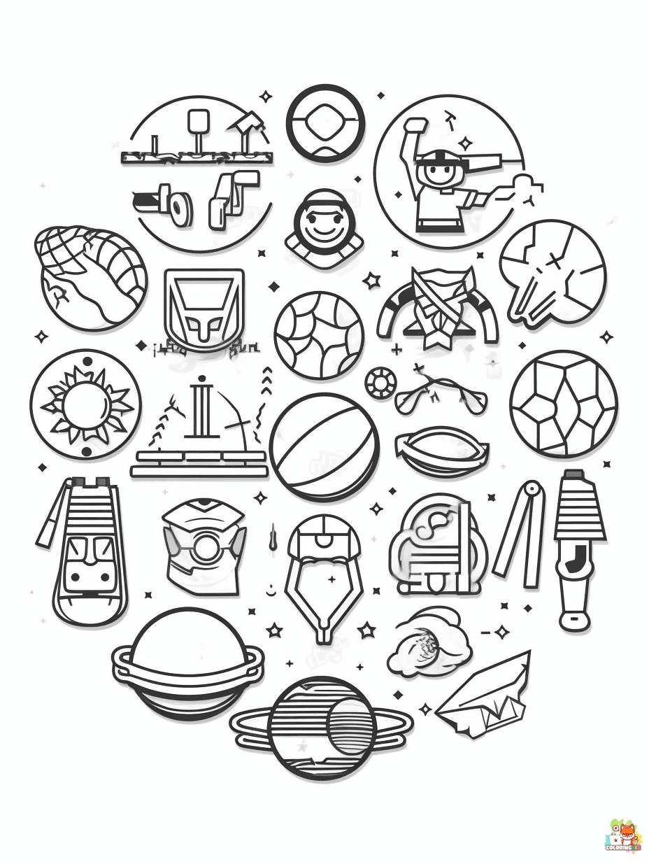 Free i love summer coloring pages for kids 1