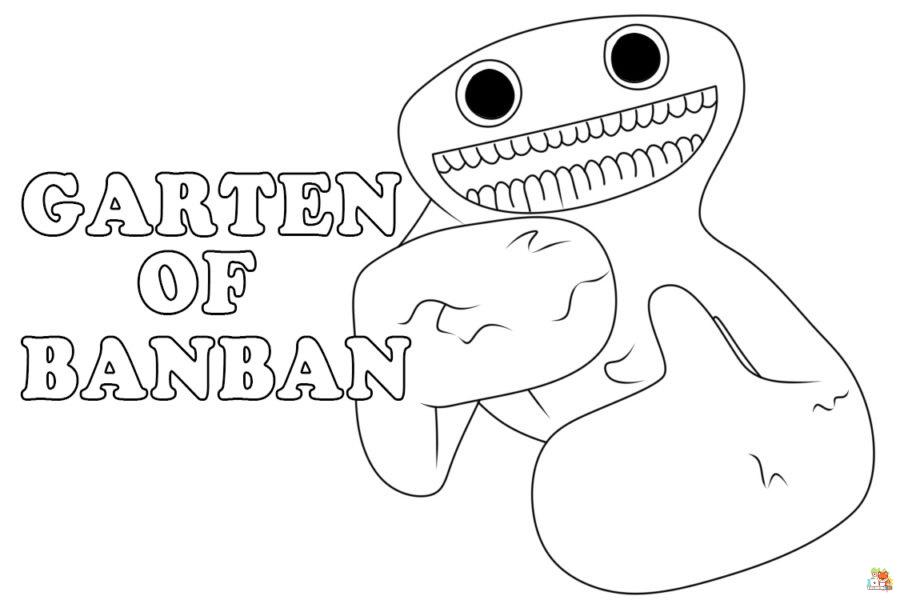 Garten of Banban Chapter 2 Coloring Pages 3