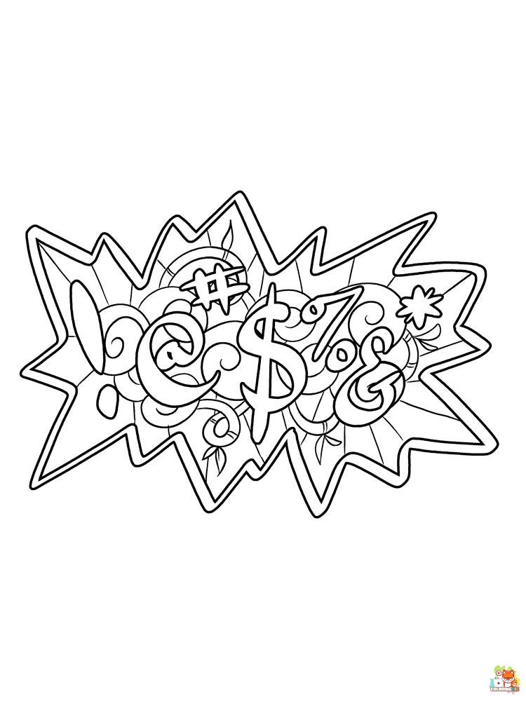 Graffiti Coloring Pages 15