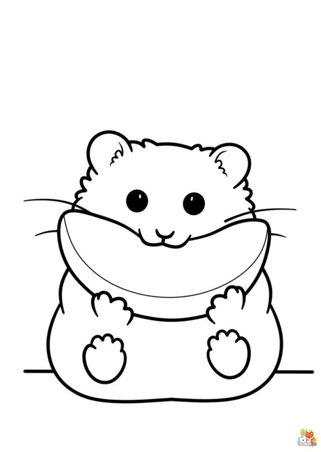 Hamster Coloring Pages 5