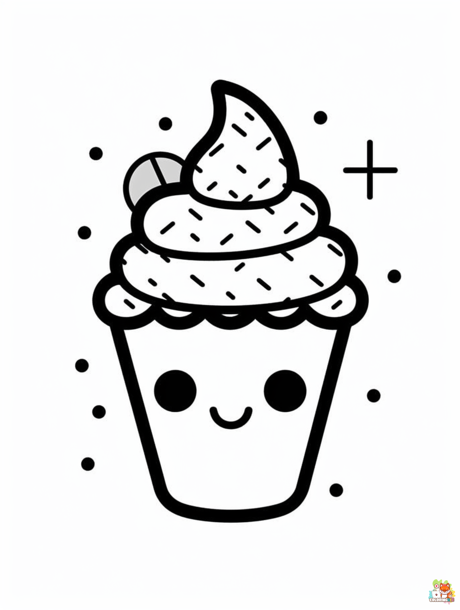 Ice Cream Coloring Pages 10