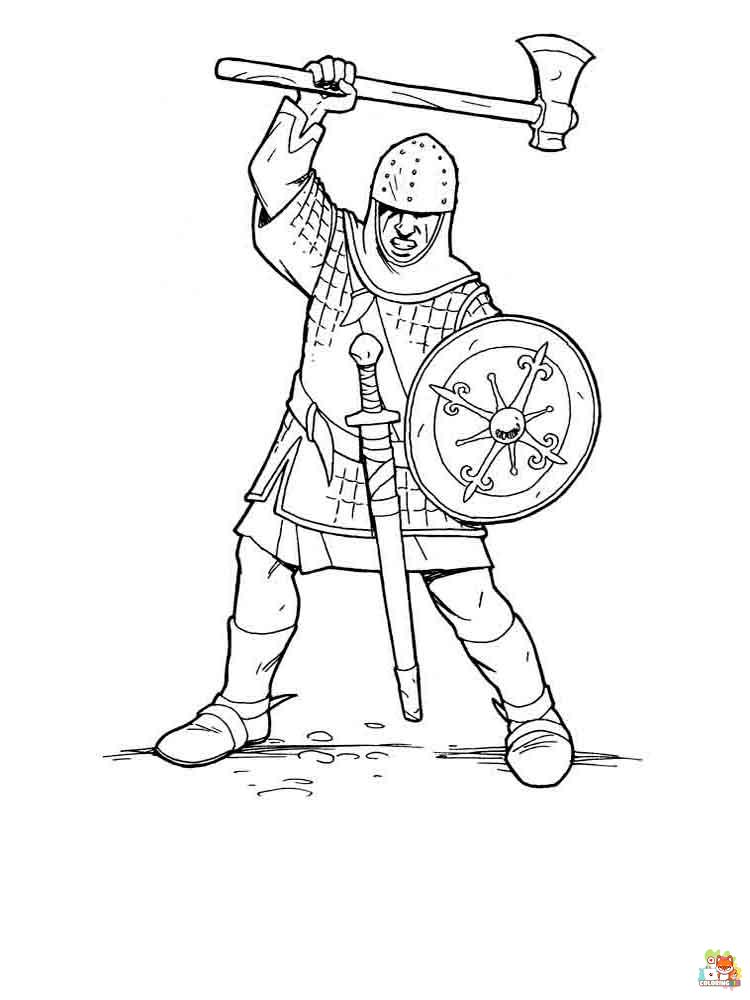 Knight Coloring Pages 13