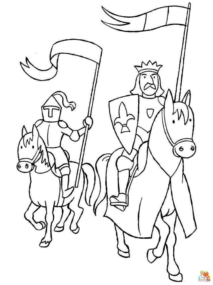 Knight Coloring Pages 5