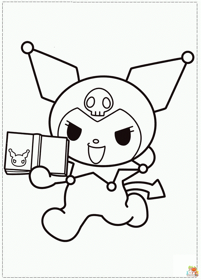Kuromi Coloring Pages 1